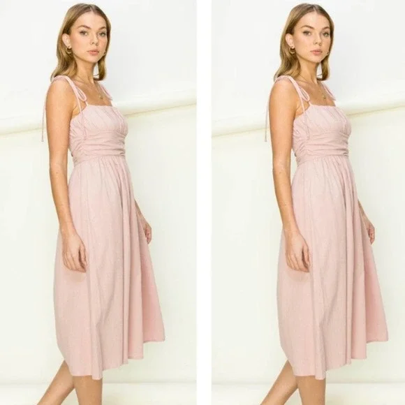 Perfect Timing Pleated A-Line Dress - Picture 4 of 5